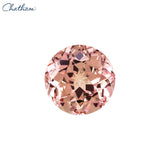 7.0mm Round Lab Grown Champagne Sapphire