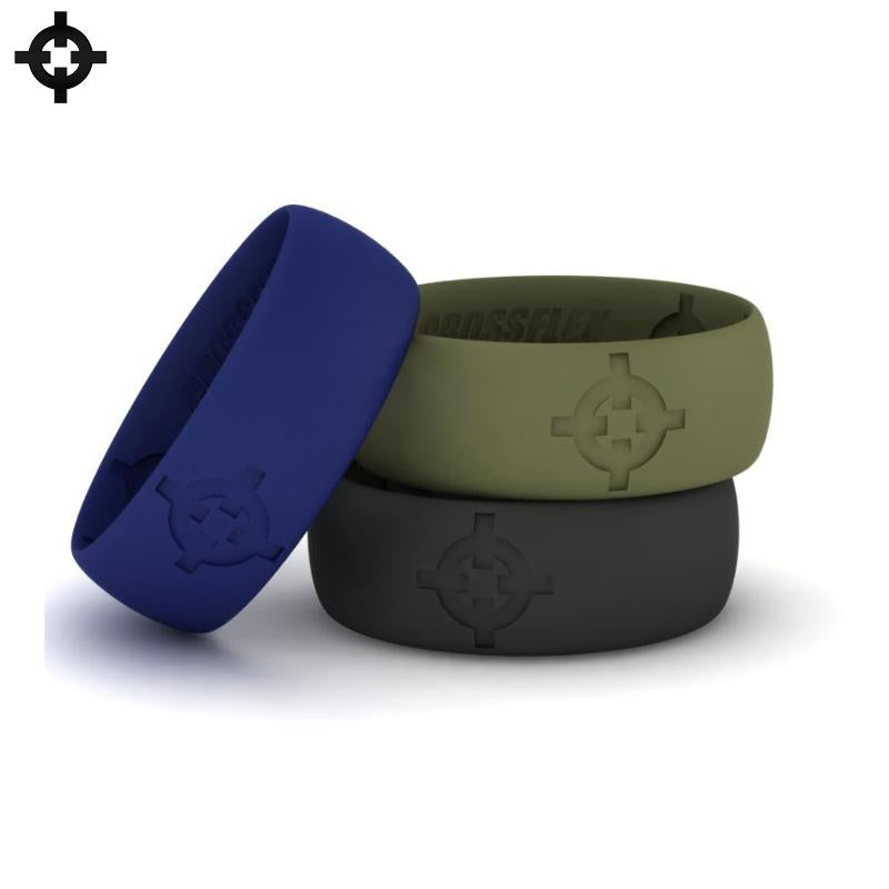 Silicone Wedding Rings (3-Pack)