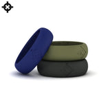Silicone Wedding Rings (3-Pack)
