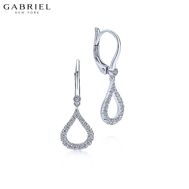 14KW 0.28ctw Natural Diamond Earrings