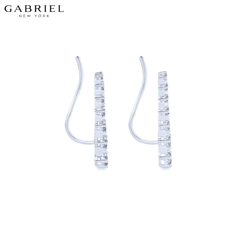 14KW 0.48ctw Natural Diamond Earrings