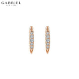 14KR 0.22ctw Natural Diamond Earrings 2.40mm