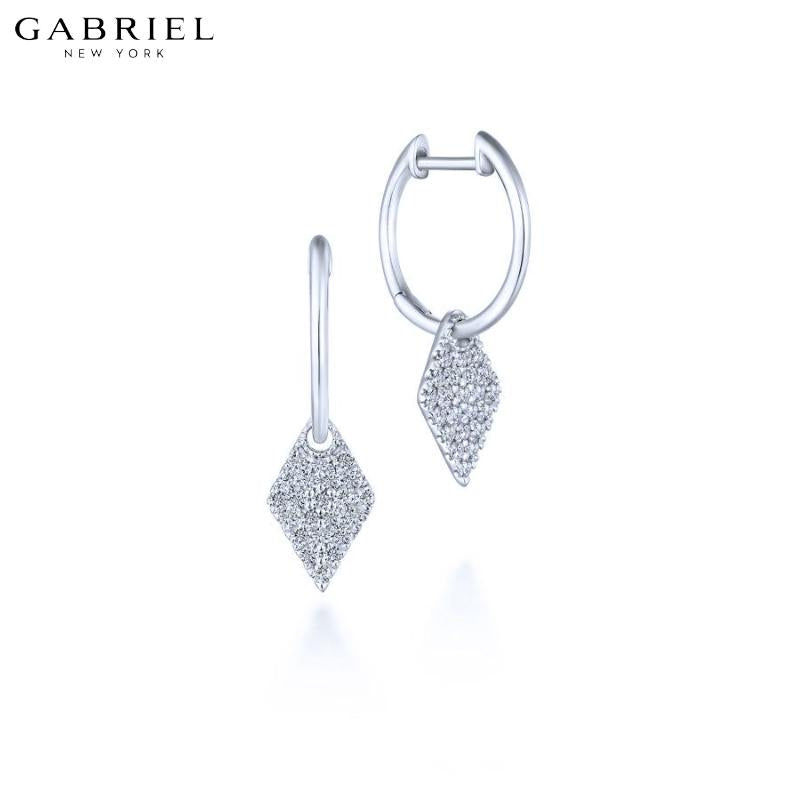 14KW 0.30ctw Natural Diamond Earrings