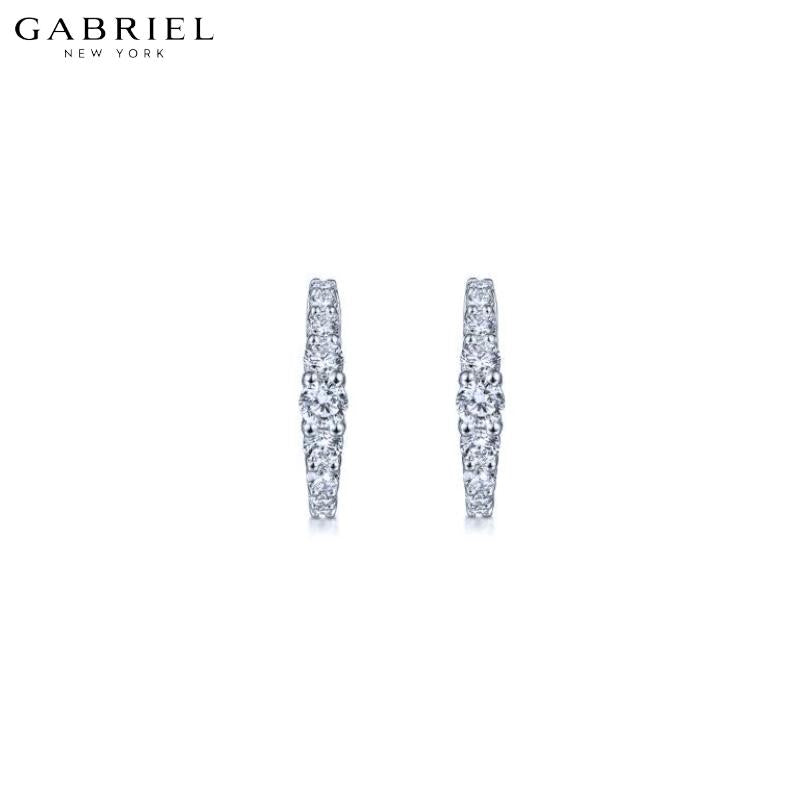 14KW 0.50ctw Natural Diamond Earrings 2.6mm