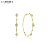14KY 0.47ctw Natural Diamond Earrings 4.5mm