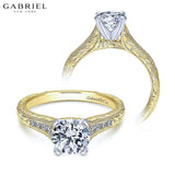 14KYW Customizable Diamond Ring