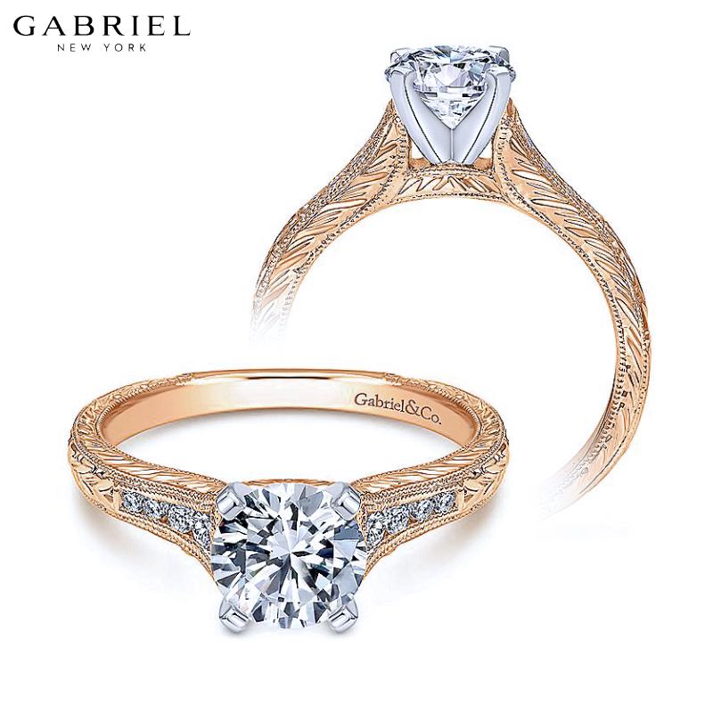 14KRW Customizable Diamond Ring