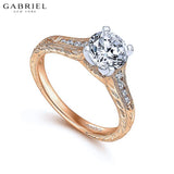 14KRW Customizable Diamond Ring