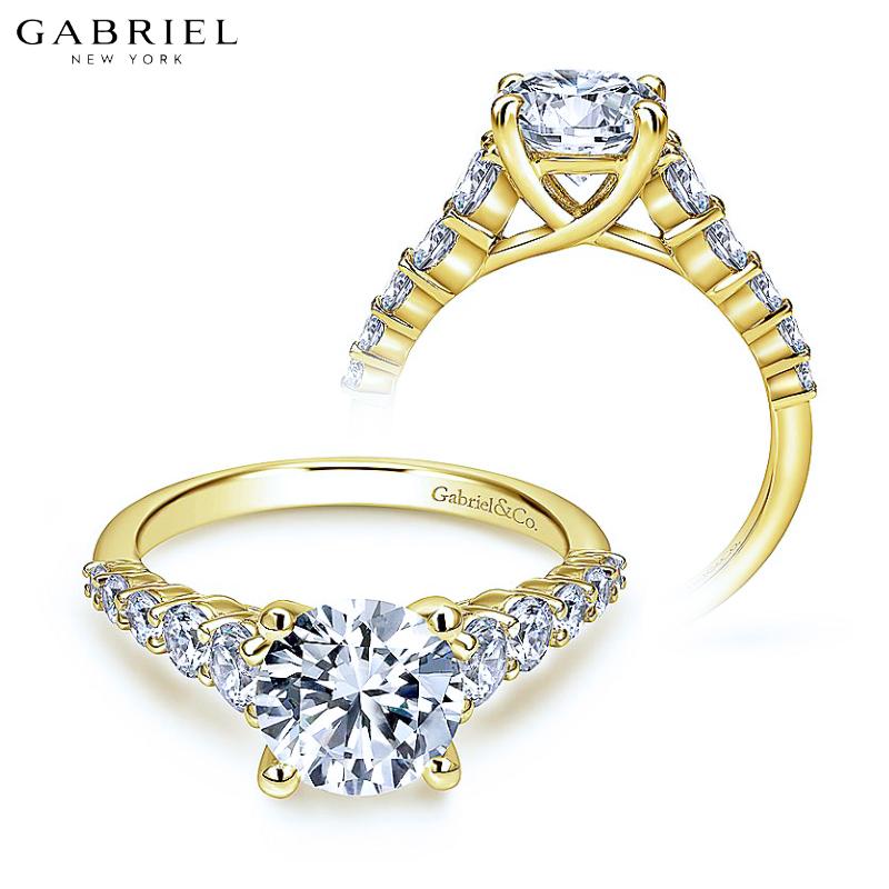 14KY Customizable Diamond Ring