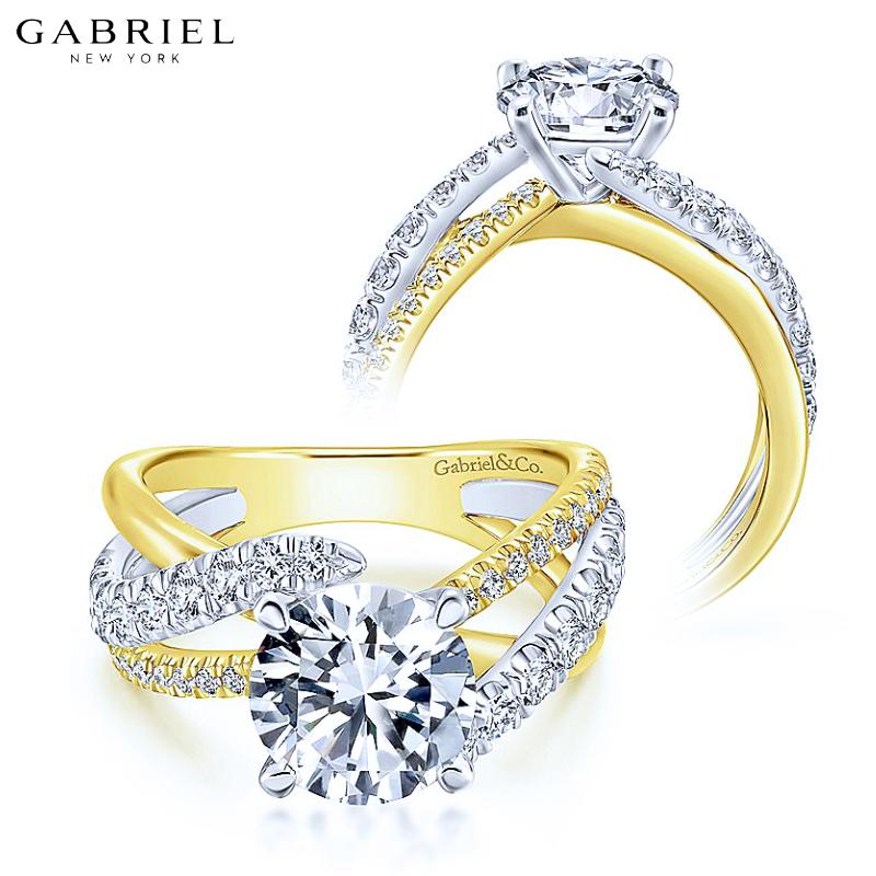 14KYW Customizable Diamond Ring