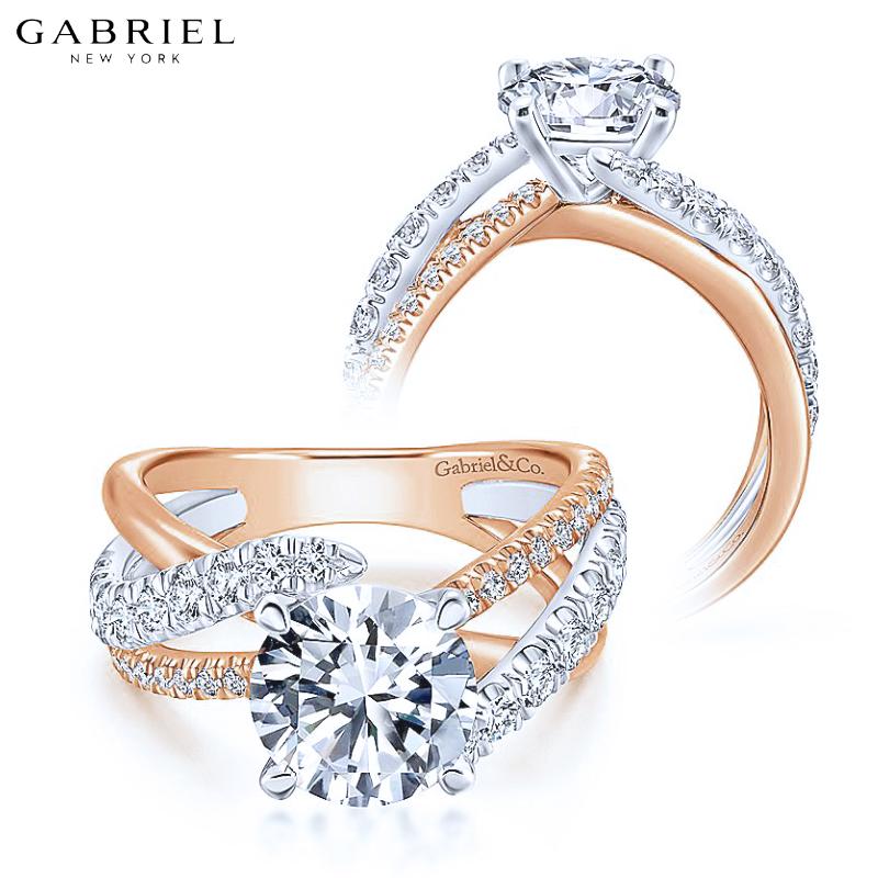 14KRW Customizable Diamond Ring