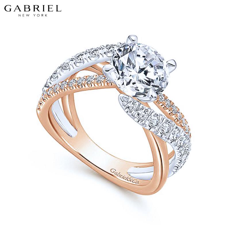 14KRW Customizable Diamond Ring