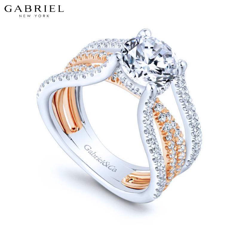 14KRW Customizable Diamond Ring