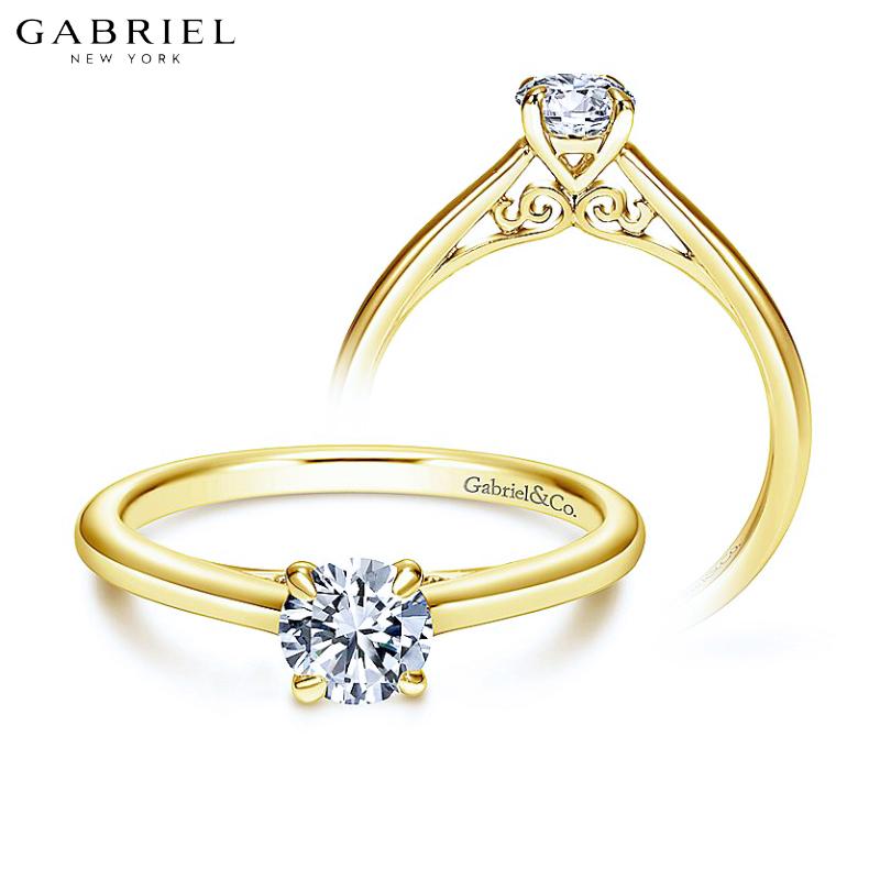 14KY Customizable Diamond Ring