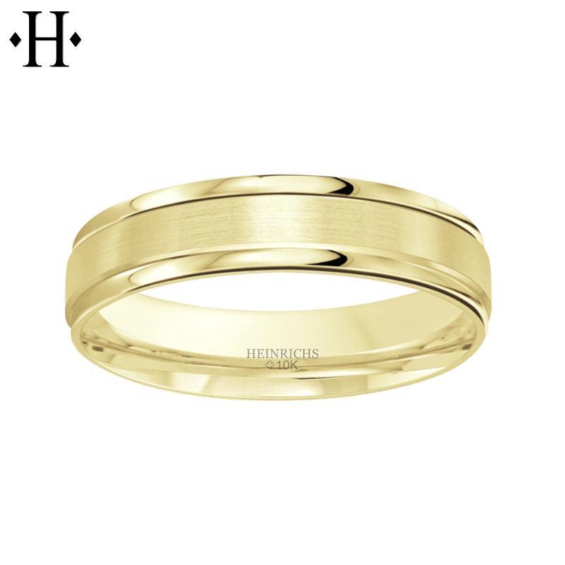 10KY Classic Comfort Fit Ring 5mm