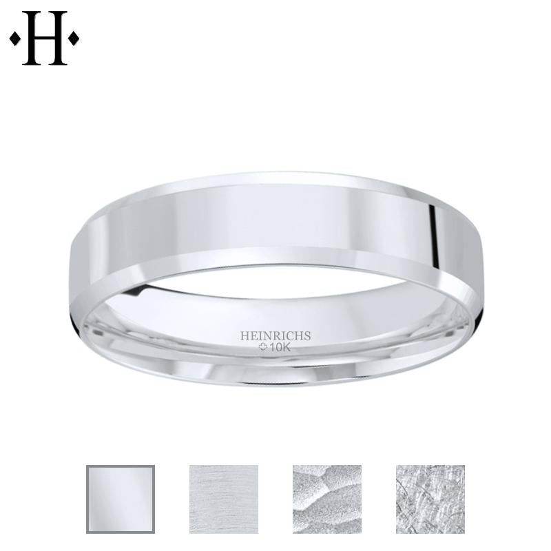 Platinum Customizable Comfort Fit Ring 5mm