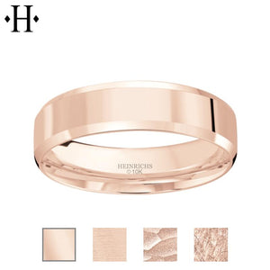 10KR Customizable Comfort Fit Ring 6mm