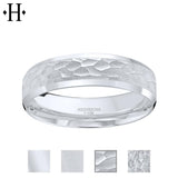 Platinum Customizable Comfort Fit Ring 6mm