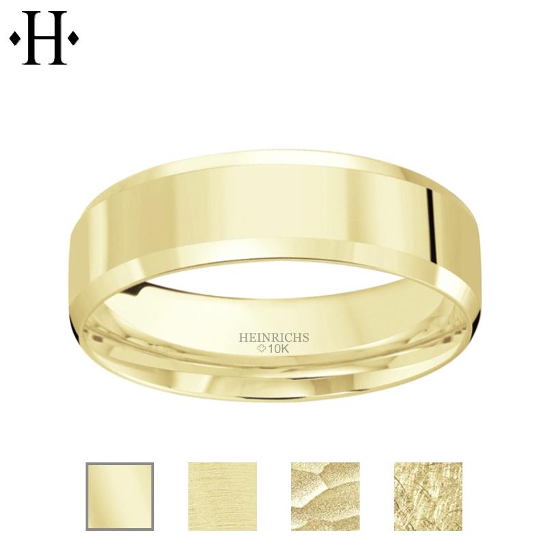 10KY Customizable Comfort Fit Ring 8mm