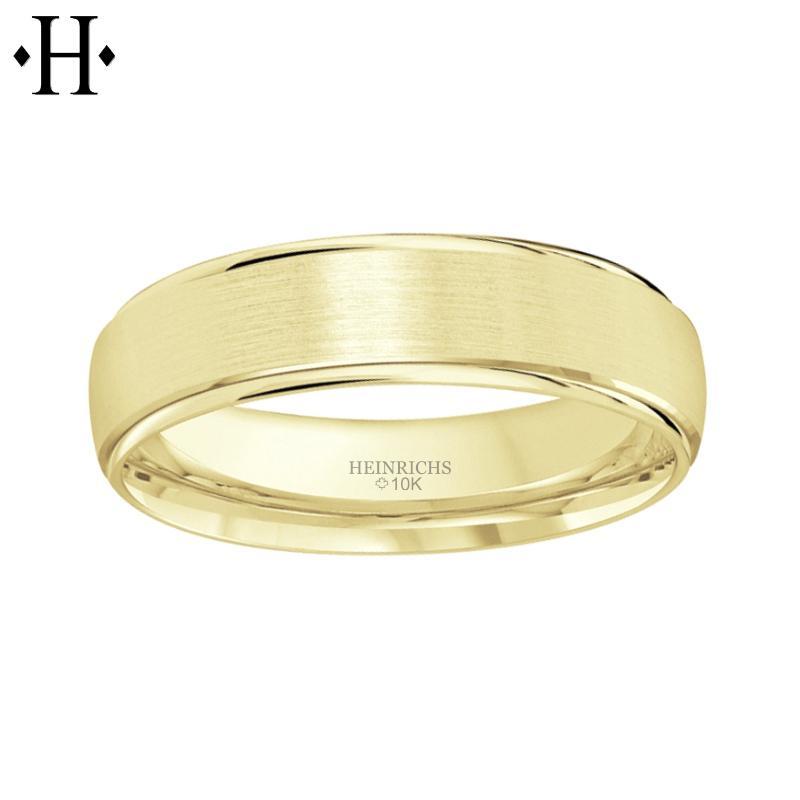 10KY Classic Comfort Fit Ring 6mm