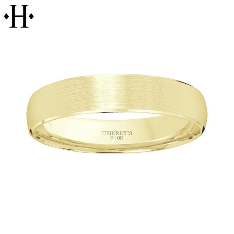 10KY Classic Comfort Fit Ring 4mm