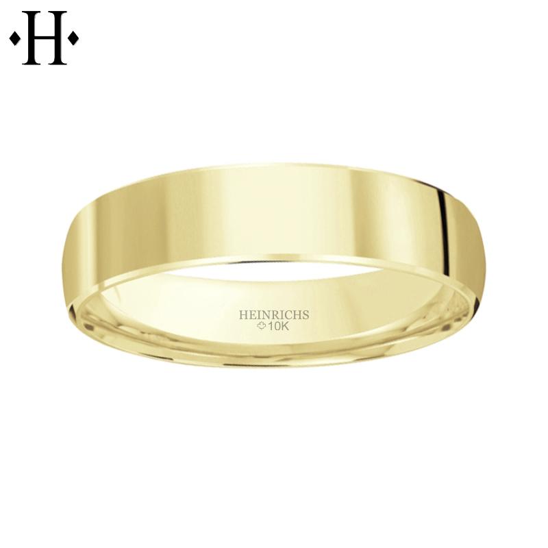 10KY Classic Comfort Fit Ring 6mm