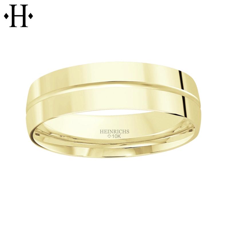 10KY Classic Comfort Fit Ring 8mm