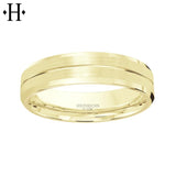 10KY Classic Comfort Fit Ring 6mm