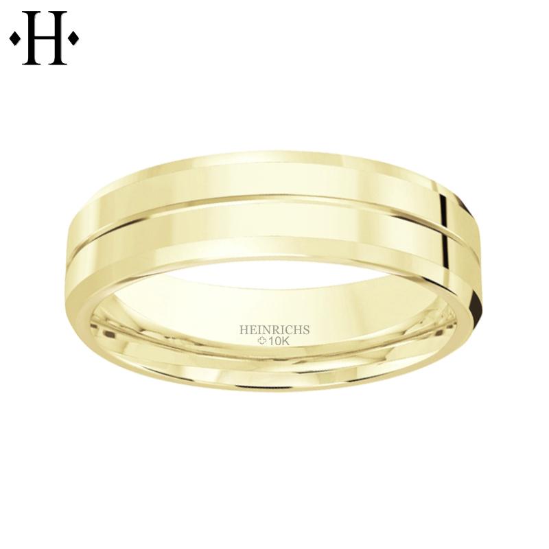 10KY Classic Comfort Fit Ring 8mm