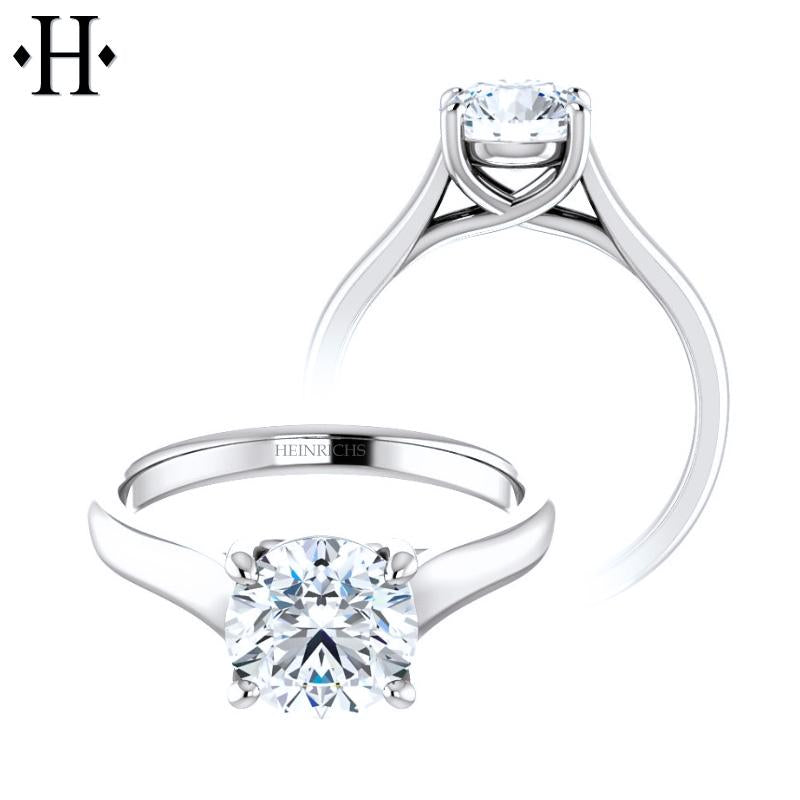 18KW 1.50ct Premium Natural Diamond Ring
