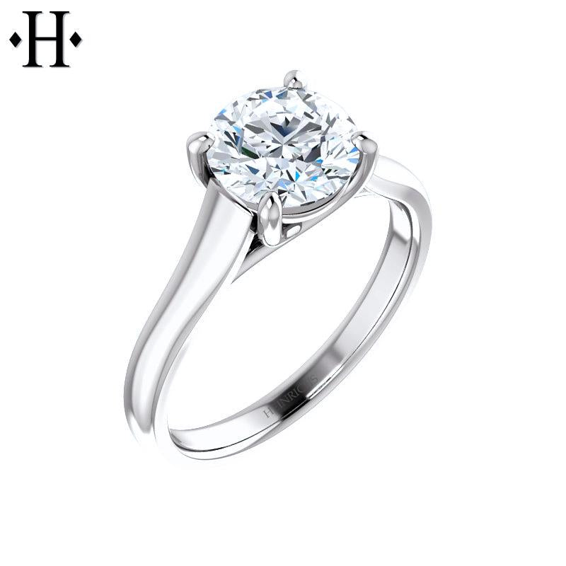 18KW 1.50ct Premium Natural Diamond Ring