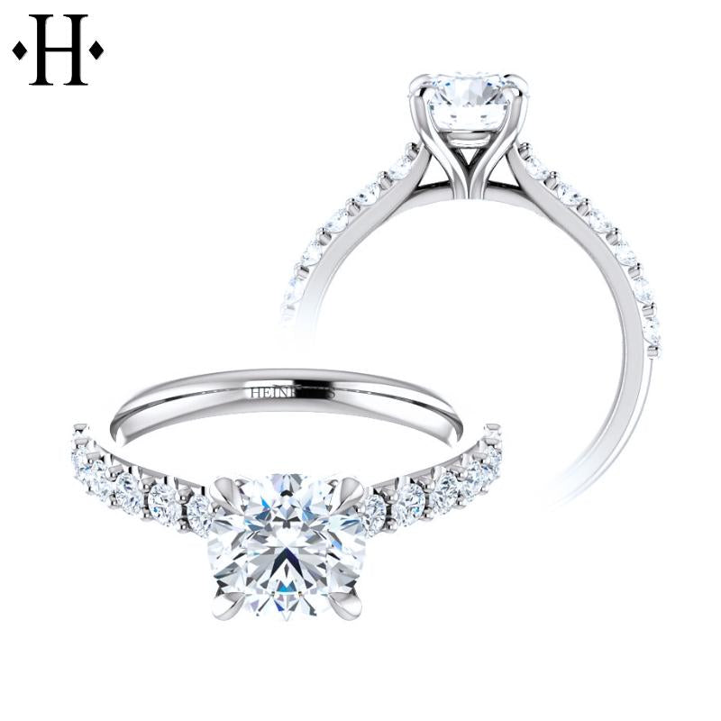 18KW 1.76cts Premium Natural Diamond Ring