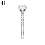 18KW 1.76cts Premium Natural Diamond Ring