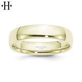 10KY Classic Comfort Fit Ring 5mm