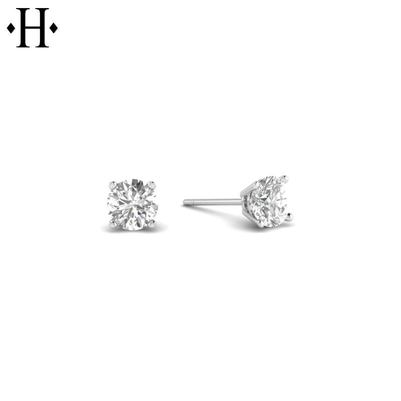 14KW 0.33cts Lab Grown Diamond Earrings