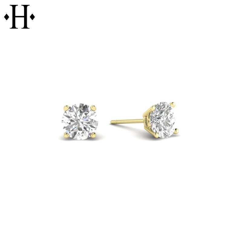14KY 0.50cts Lab Grown Diamond Earrings