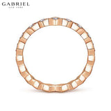 14KR 0.22ctw Natural Diamond Ring 3.0mm