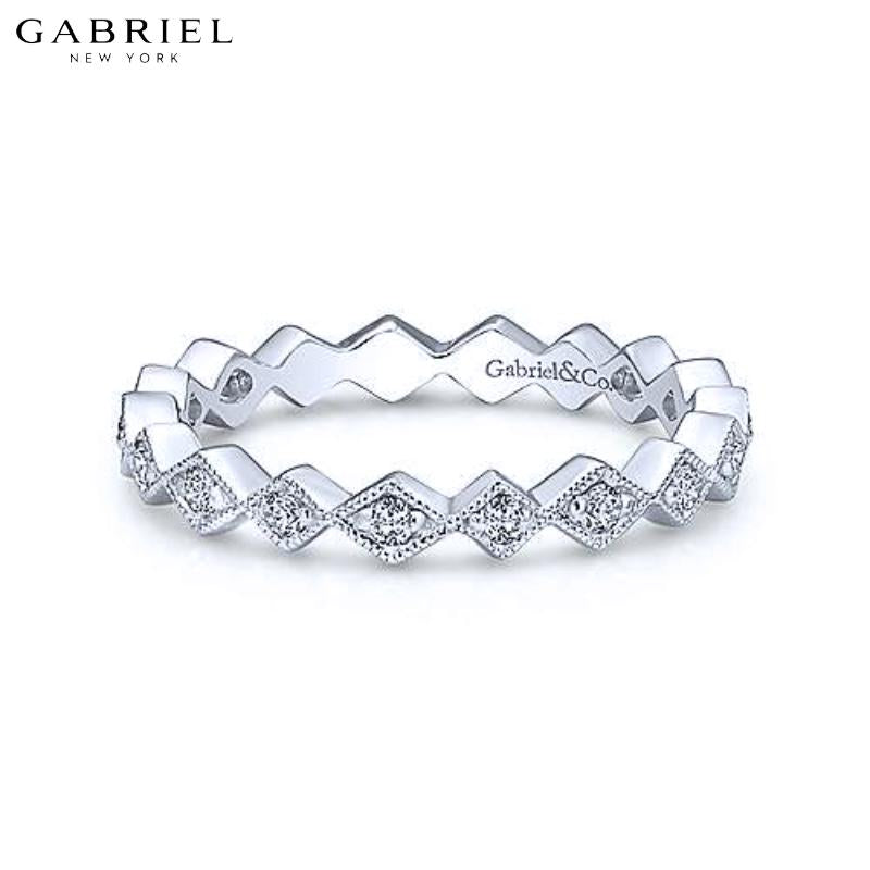 14KW 0.22ctw Natural Diamond Ring 3.0mm