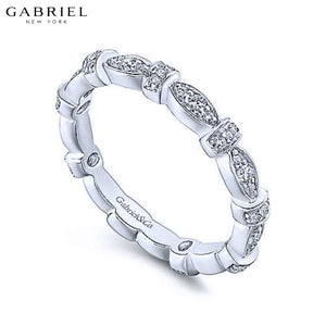 14KW 0.28ctw Natural Diamond Ring 3.1mm
