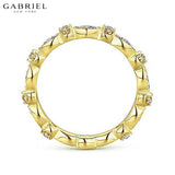 14KY 0.28ctw Natural Diamond Ring 3.1mm