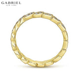 14KY 0.19ctw Natural Diamond Ring 2.5mm