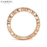 14KR 0.19ctw Natural Diamond Ring 3.0mm