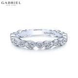 14KW 0.19ctw Natural Diamond Ring 3.0mm