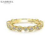 14KY 0.19ctw Natural Diamond Ring 3.0mm
