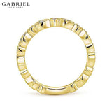 14KY 0.19ctw Natural Diamond Ring 3.0mm