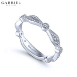 14KW 0.19ctw Natural Diamond Ring 3.3mm