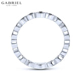 14KW 0.28ctw Black Diamond Ring 2.2mm