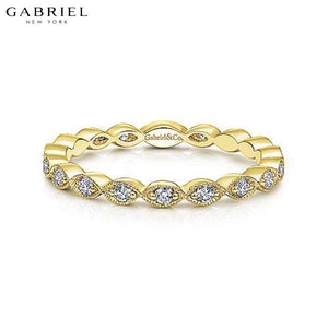 14KY 0.25ctw Natural Diamond Ring 2.5mm