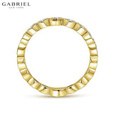 14KY 0.25ctw Natural Diamond Ring 2.5mm