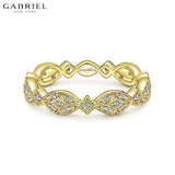 14KY 0.15ctw Natural Diamond Ring 3.5mm